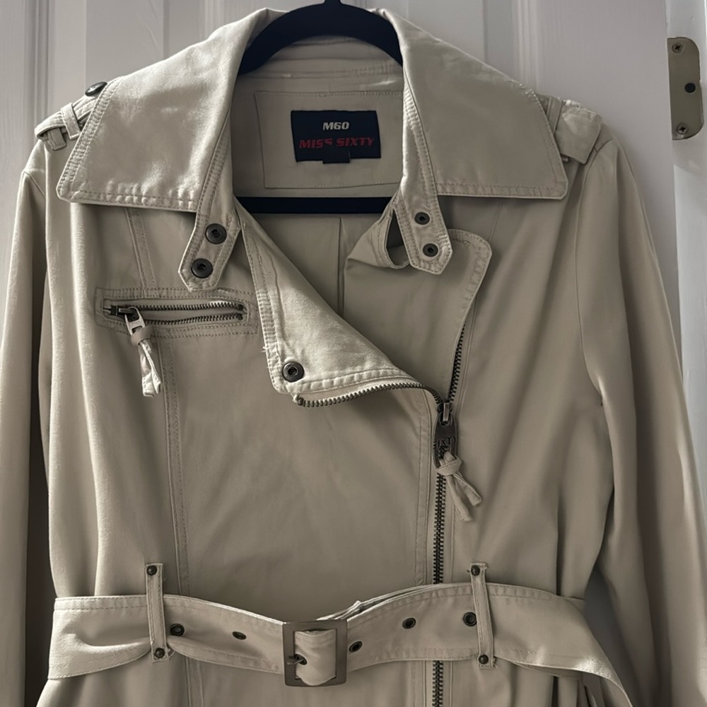 Vintage Style Miss Sixty Trench Coat
